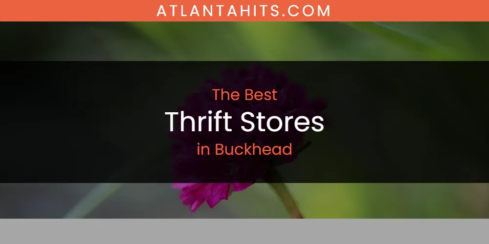 The Absolute Best Thrift Stores in Buckhead  [Updated 2025]